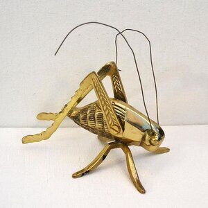 Vintage Brass Cricket For Home Decor